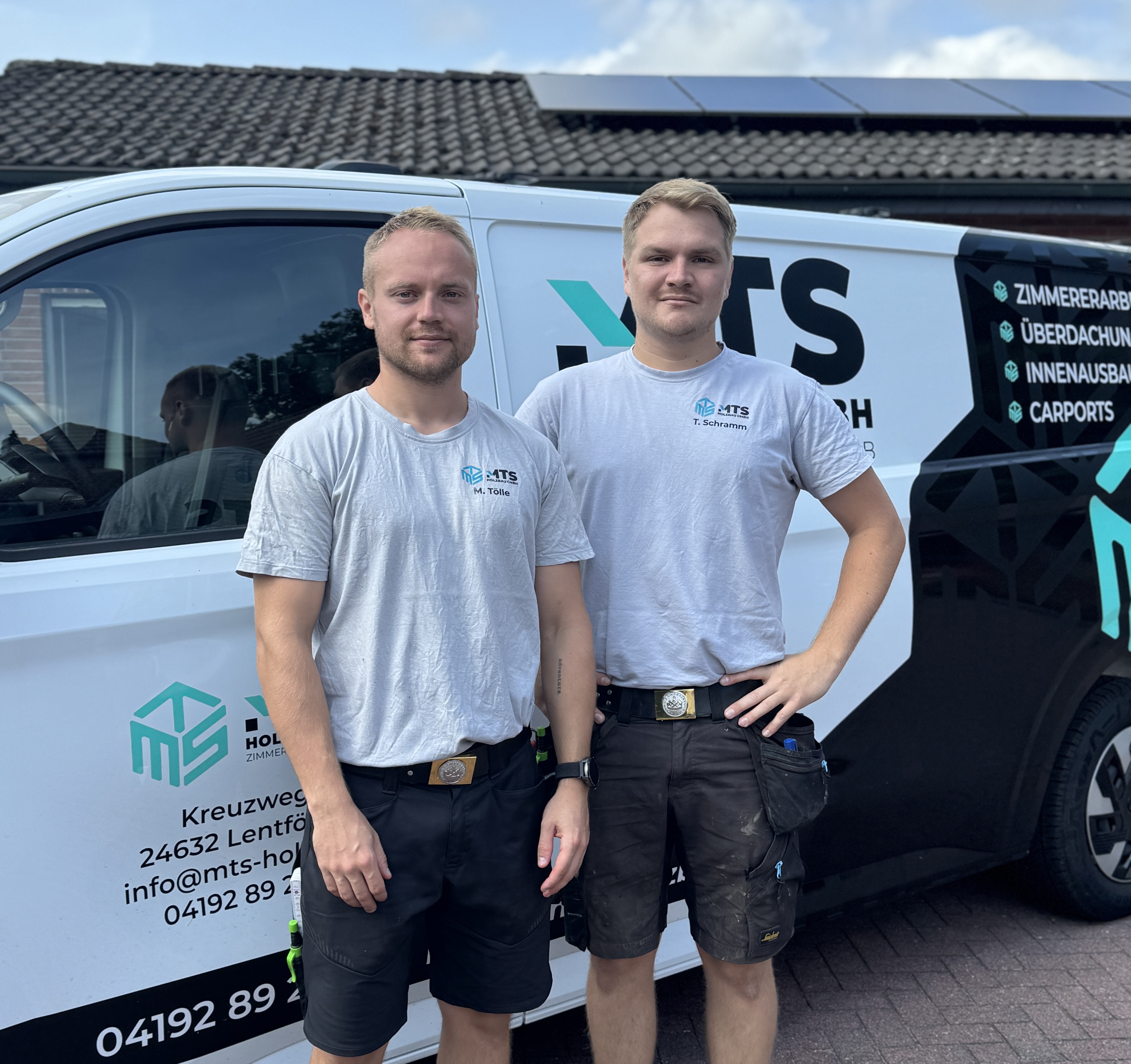 Die Gründer und Geschäftsführer der MTS Holzbau GmbH